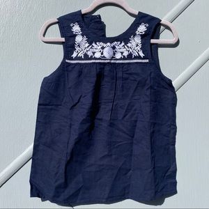 J Crew Factory NWT Embroidered Sleeveless Top 4